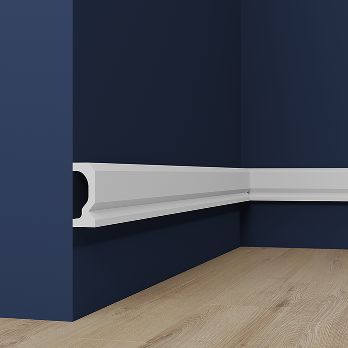 Отделка стен и потолка Молдинг Европласт 1.51.818 жёсткий 30х80х2007 мм