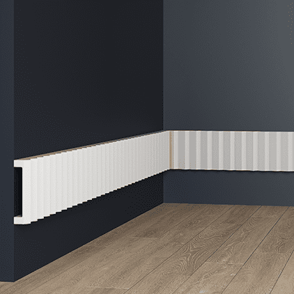 Отделка стен и потолка Молдинг Европласт 1.51.807 жёсткий 24х100х1980 мм