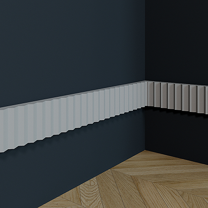 Отделка стен и потолка Молдинг Европласт 1.51.807 жёсткий 24х100х1980 мм