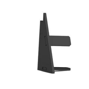 Комплект заглушек (левая + правая) для микроплинтуса Laconistiq Light черный анод. 25х16мм