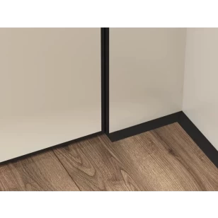 Микроплинтус LACONISTIQ Micro 11 mini Gold Edition анодированный (11х5х2000мм) 5 зажимов в комплекте