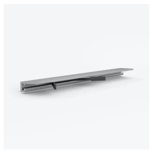 Микроплинтус LACONISTIQ micro 15 classic Gold Edition анодированное (15х5х2450мм) 7 зажимов в комплекте