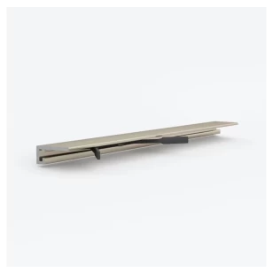 Микроплинтус LACONISTIQ micro 15 classic Светлое Золото анодированное (15х5х2450мм) 7 зажимов в комплекте