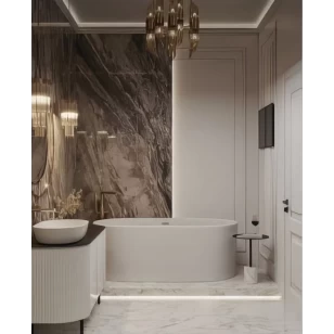 Теневая рейка LACONISTIQ Multilevel (разноуровневая) Белый матовый RAL9016 под подсветку