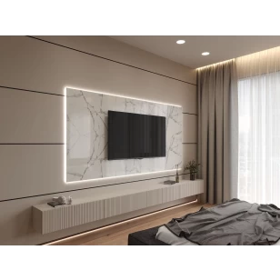 Теневая рейка LACONISTIQ Multilevel (разноуровневая) Белый матовый RAL9016 под подсветку