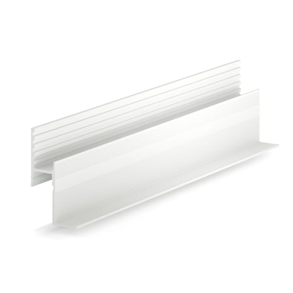 Отделка стен и потолка Теневая рейка LACONISTIQ Multilevel NEW (разноуровневая) Белый матовый RAL9016 под подсветку