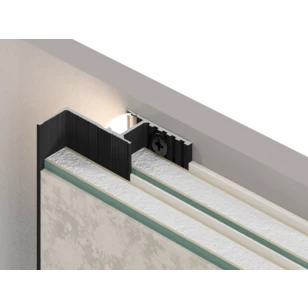 Теневая рейка LACONISTIQ Multilevel NEW (разноуровневая) Белый матовый RAL9016 под подсветку