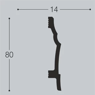 Плинтус напольный belldeco П20 80-14