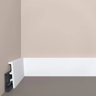 Плинтус напольный belldeco на монтажной планке П27 80-20