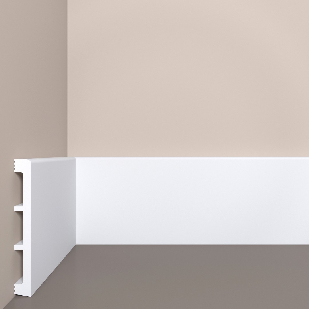 Отделка стен и потолка Плинтус напольный belldeco П28 120-15