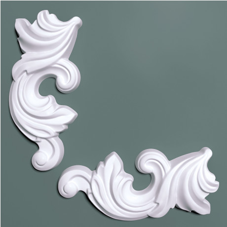 Отделка стен и потолка Угол к молдингу M10 Bello Deco М10H1 (2шт-комплект)