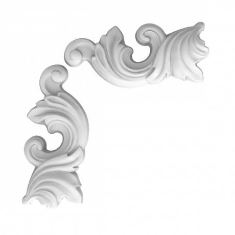 Отделка стен и потолка Угол к молдингу M10 Bello Deco М10H1 (2шт-комплект)