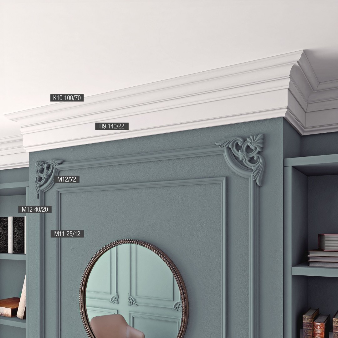 Отделка стен и потолка Угол к молдингу M12 Bello Deco М12У2