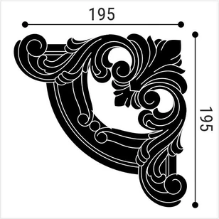 Угол к молдингу M12 Bello Deco М12У3