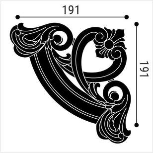 Угол к молдингу M12 Bello Deco М12У4