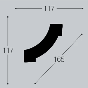 Угол к молдингу M15 Bello Deco М15У1