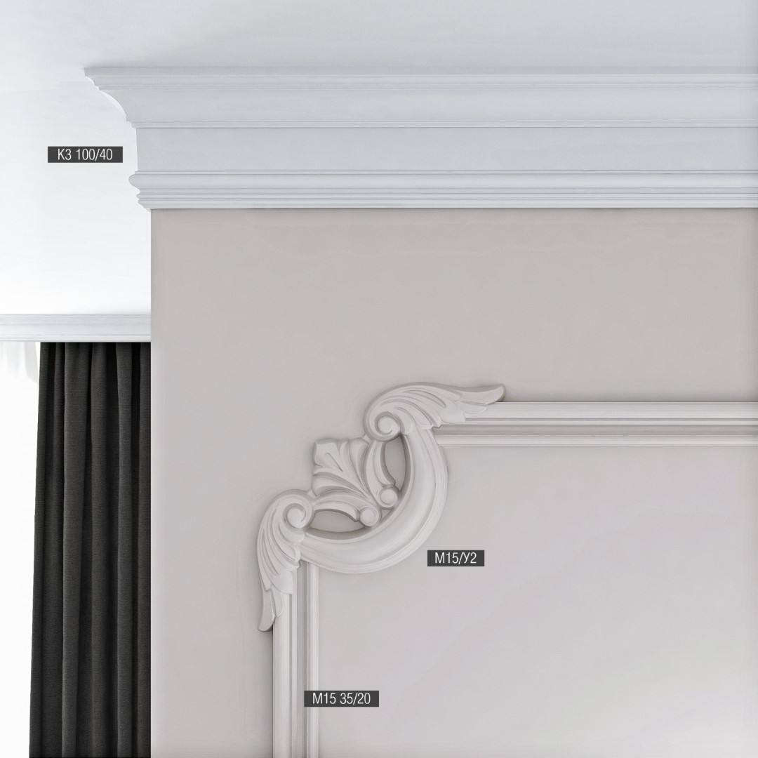Отделка стен и потолка Угол к молдингу M15 Bello Deco М15У2