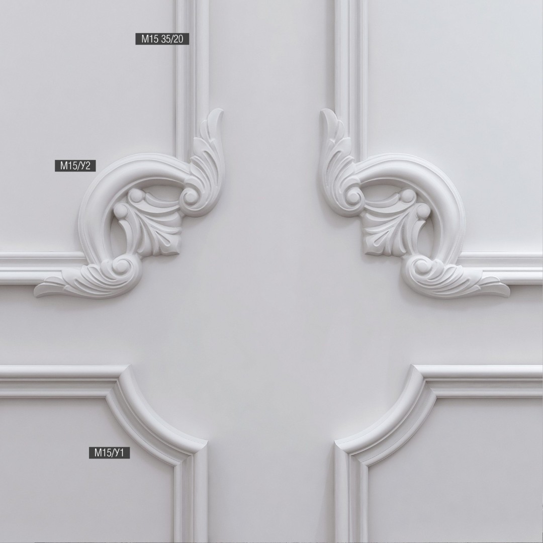 Отделка стен и потолка Угол к молдингу M15 Bello Deco М15У2