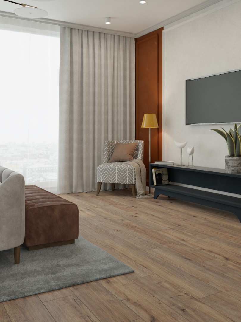 Ламинат Ламинат Egger EPL218 Дуб Арли темный 12мм 33 класс