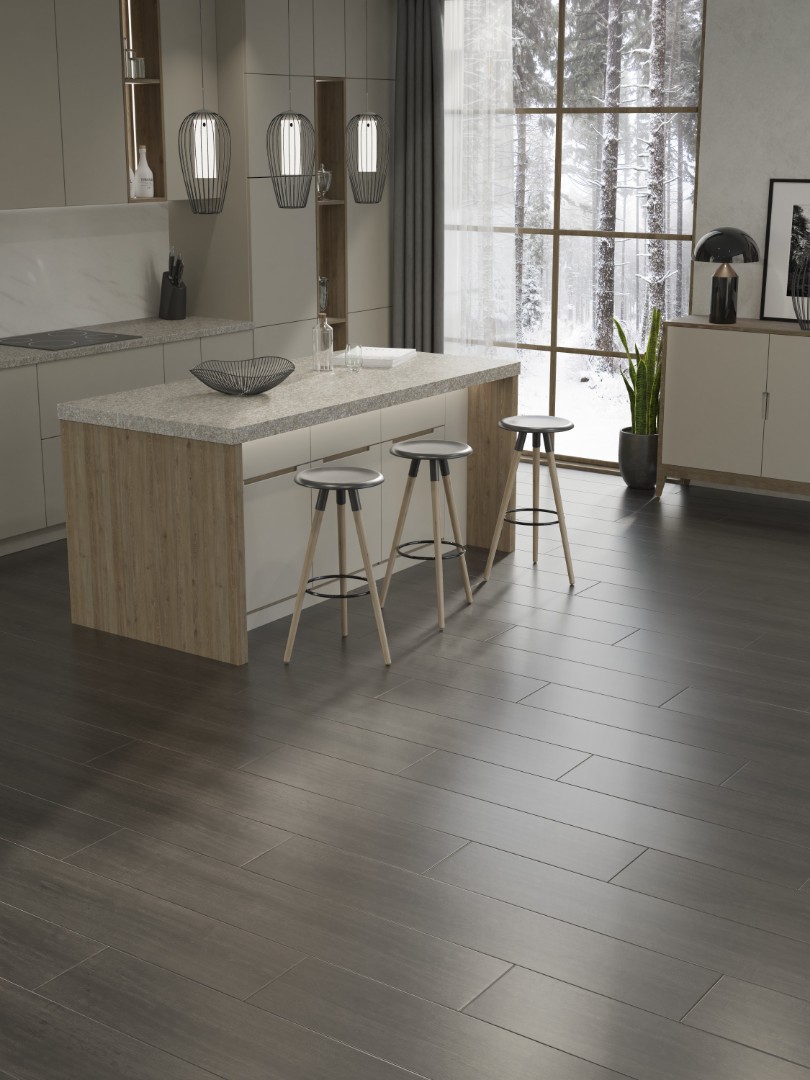 Ламинат Ламинат Egger Pro Laminate Large Aqua+ EPL186 Дуб Шерман антрацит