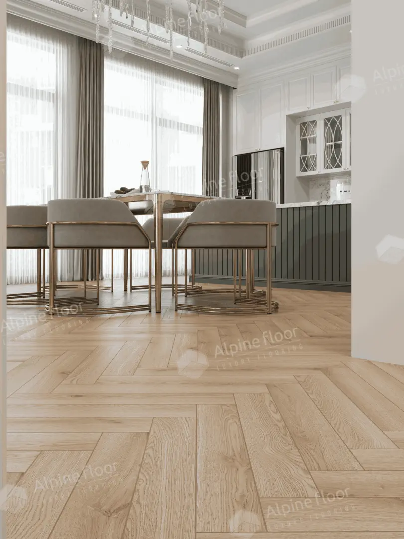 Ламинат Ламинат Alpine Floor Herringbone 8 Pro Дуб Артуа LF102-12