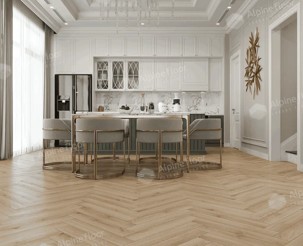 Ламинат Ламинат Alpine Floor Herringbone 8 Pro Дуб Артуа LF102-12