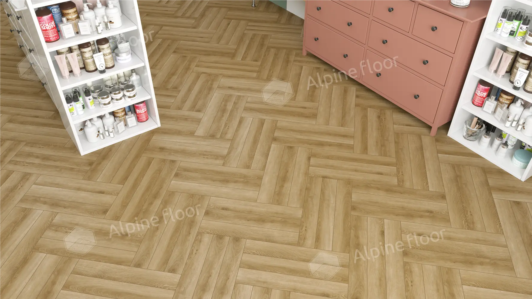 Ламинат Ламинат Alpine Floor Herringbone 12 Pro Дуб Эльзас LF106-02