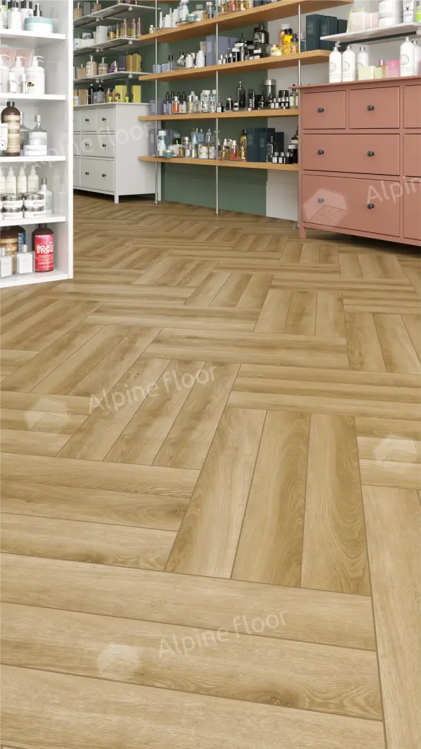Ламинат Ламинат Alpine Floor Herringbone 12 Pro Дуб Эльзас LF106-02
