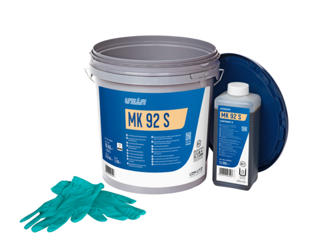Сопутствующие товары UZIN MK 92S полиуретановый двухкомпонентный клей для паркета (A+B) - 10кг