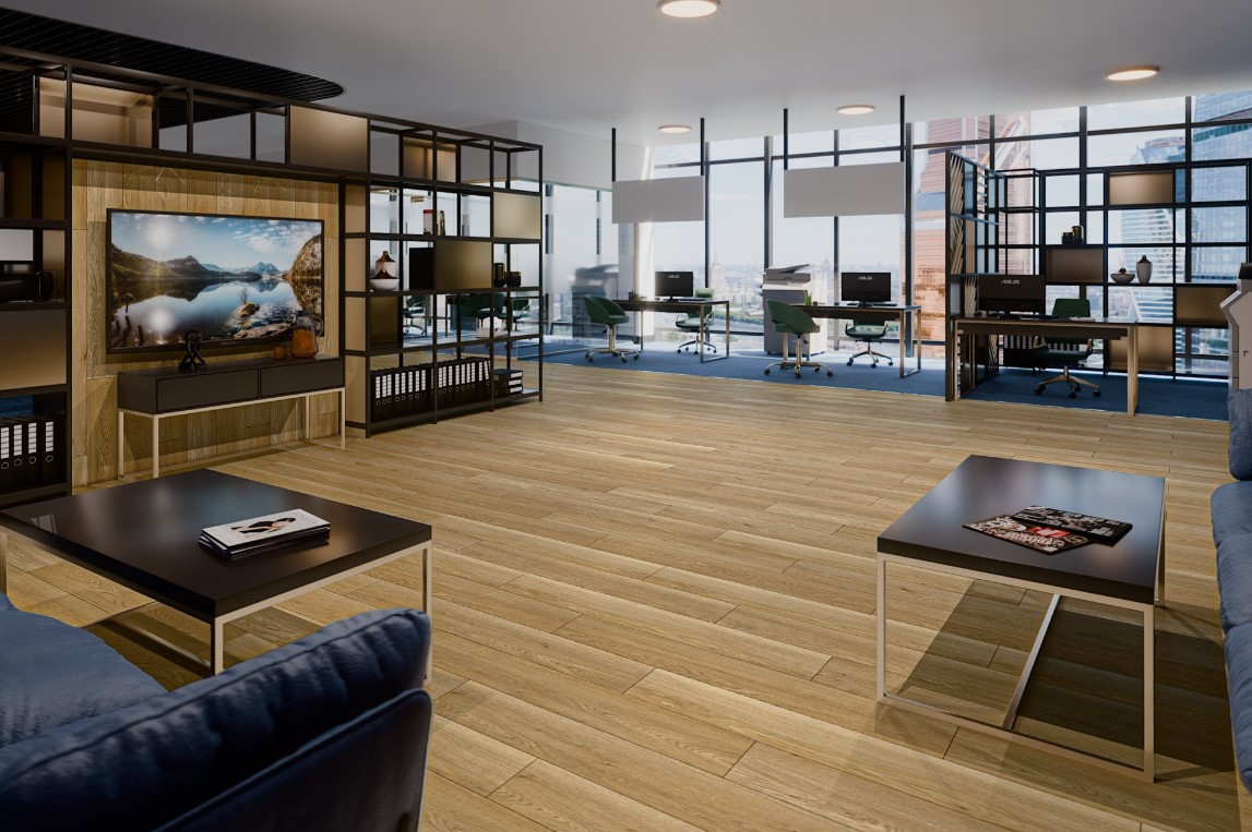 SPC Ламинат Кварцевый SPC ламинат DAMY FLOOR FAMILY DF03-F Дуб Медовый