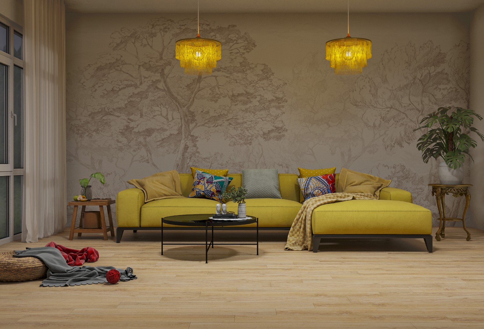 SPC Ламинат Каменно-полимерная плитка My Step Aqua 4 мм MSA37 Турнэ