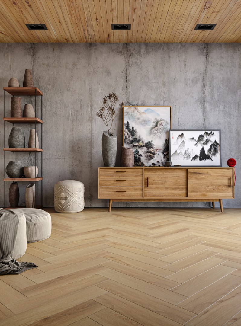 SPC Ламинат Каменно-полимерная плитка My Step Aqua 5.05 мм MSA101 Сиена