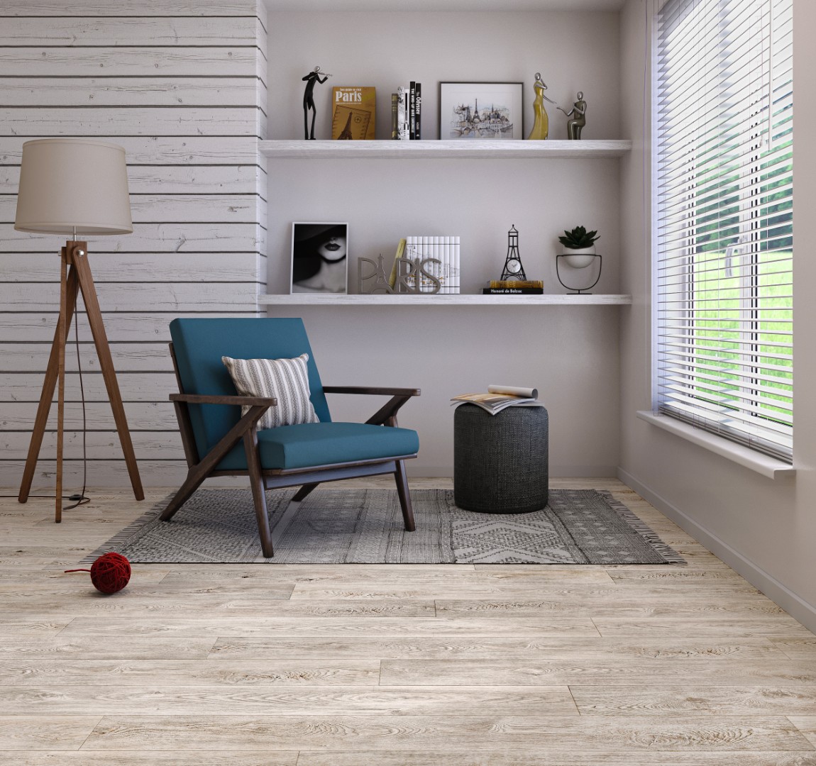 SPC Ламинат Каменно-полимерная плитка My Step Aqua 5.05 мм MSA116 Ривер