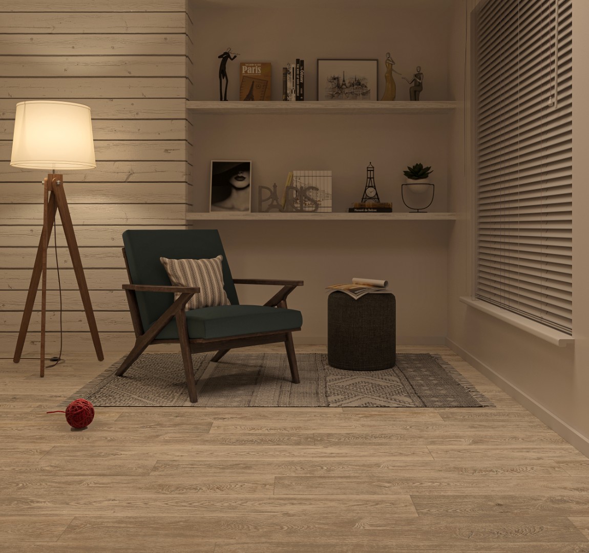 SPC Ламинат Каменно-полимерная плитка My Step Aqua 5.05 мм MSA116 Ривер