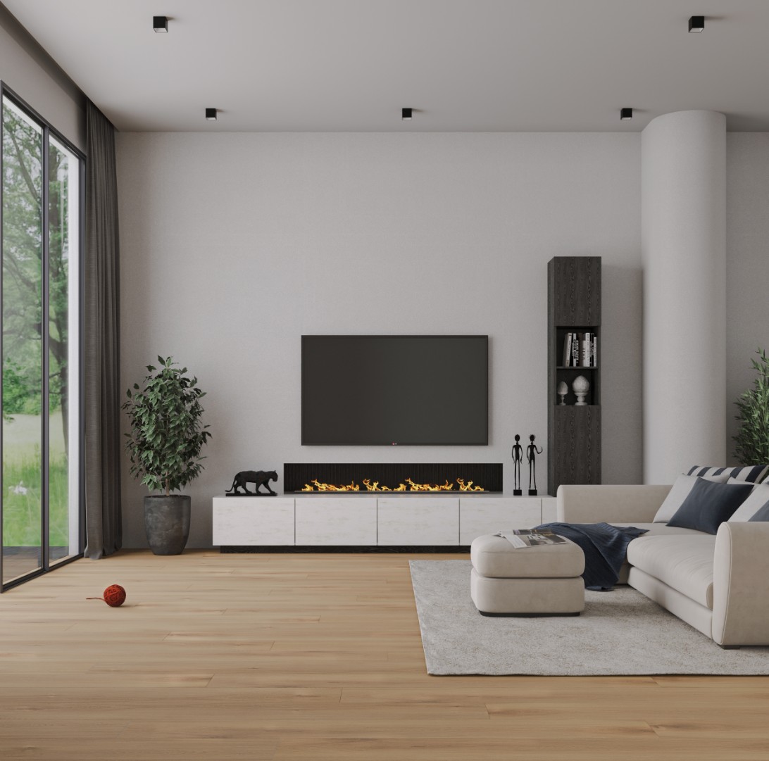 SPC Ламинат Каменно-полимерная плитка My Step Aqua Long Matt MSA93 Люмин