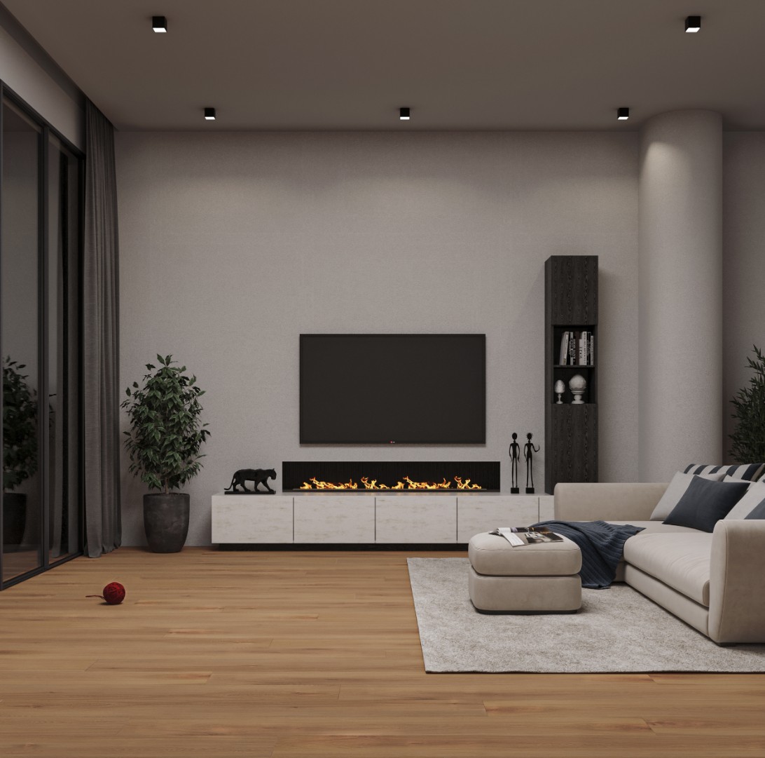 SPC Ламинат Каменно-полимерная плитка My Step Aqua Long Matt MSA93 Люмин