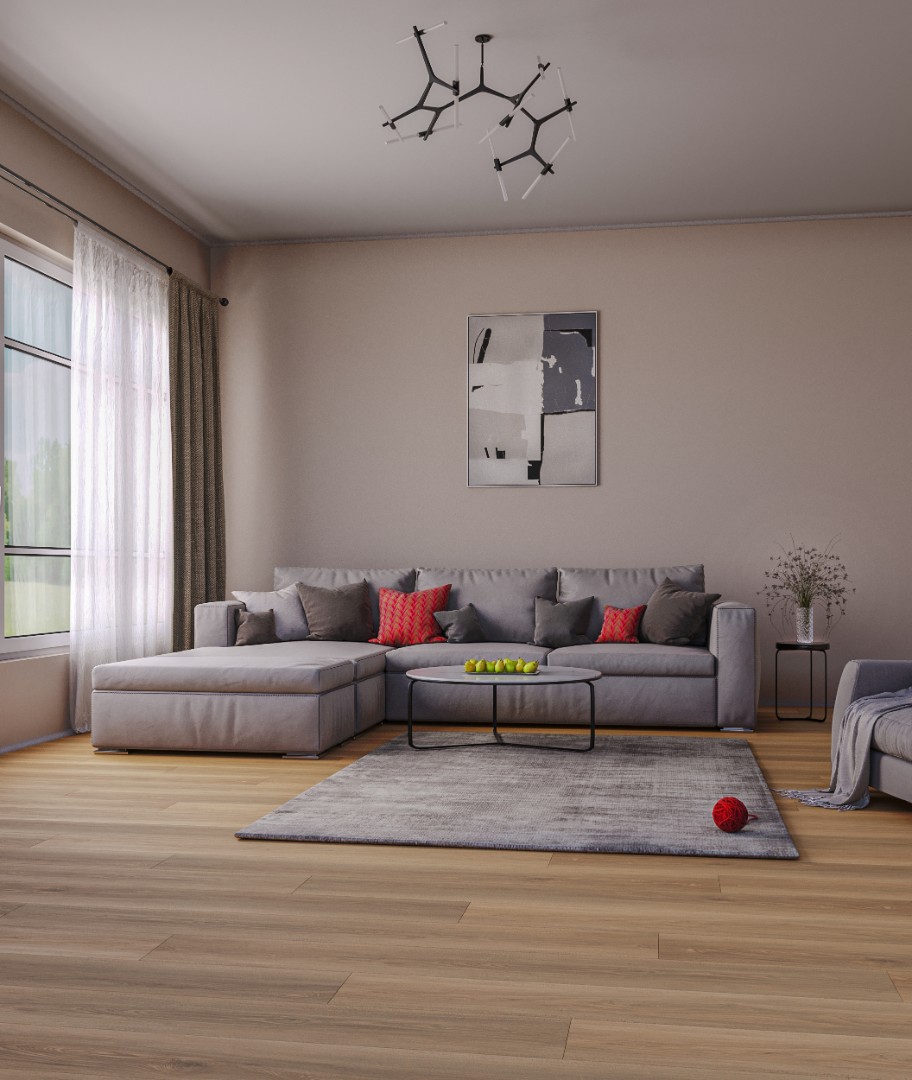 SPC Ламинат Каменно-полимерная плитка My Step Aqua Long Matt MSA95 Сканди