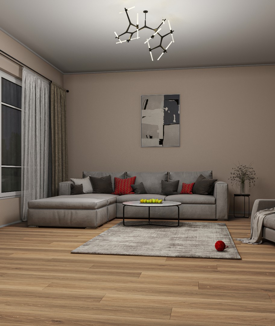 SPC Ламинат Каменно-полимерная плитка My Step Aqua Long Matt MSA95 Сканди