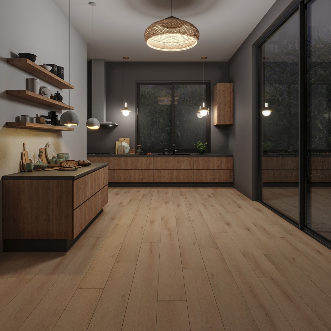 SPC Ламинат Каменно-полимерная плитка My Step Aqua Long Matt MSA96 Волар