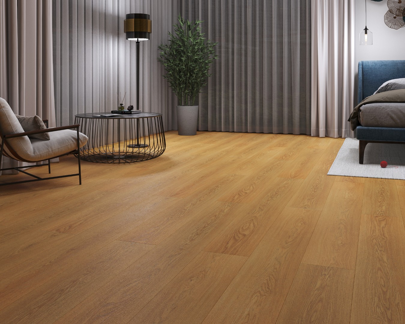 SPC Ламинат Каменно-полимерная плитка My Step Aqua Long Matt MSA98 Мила