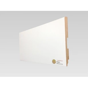 Плинтус МДФ Teckwood Белый Роял 140x16x2150