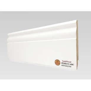 Плинтус МДФ Teckwood Белый Ренессанс 100x16x2150