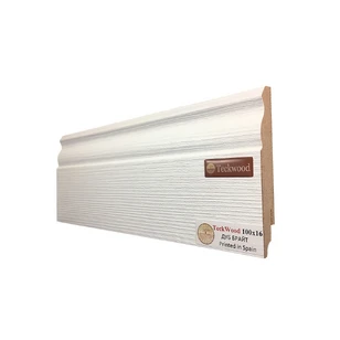 Плинтус МДФ Teckwood Дуб Брайт 100x16x2150