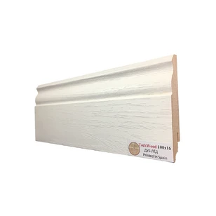 Плинтус МДФ Teckwood Дуб Лед 100x16x2150