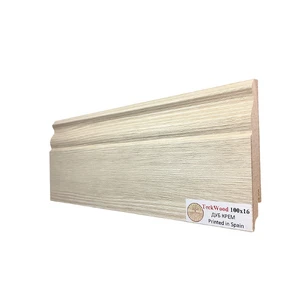 Плинтус МДФ Teckwood Дуб Крем 100x16x2150