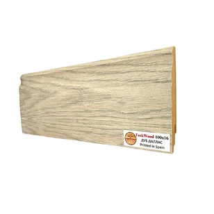 Плинтус МДФ Teckwood Дуб Даллас 100x16x2150