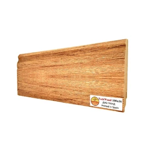 Плинтус МДФ Teckwood Дуб Грунд 100x16x2150