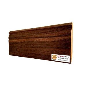 Плинтус МДФ Teckwood Темный Орех 100x16x2150