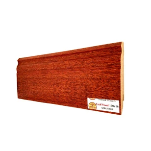 Плинтус МДФ Teckwood Махагон 100x16x2150