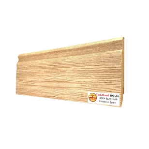Плинтус МДФ Teckwood Клен Беленый 100x16x2150